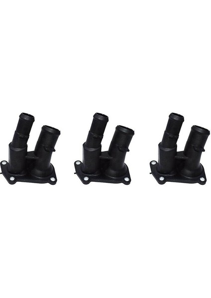 3x Termostat Mahkeme Soğutucu Flanşı Ford C-Max Odak Füzyon Füzyon Mondeo Fiesta 2001-2012 1707050 2S6G-9K478-BC (Yurt Dışından)