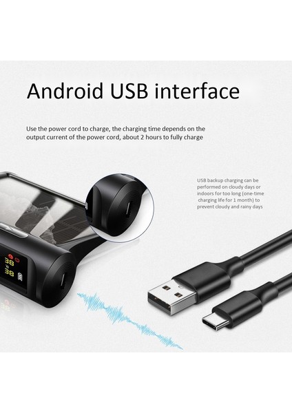 Araba Tpms Lastik Basınç Izleme Sistemi Güneş Gücü LCD Ekran Otomatik Güvenlik Alarm Lastik Basınç Sensörü Harici (Yurt Dışından) fırsatları