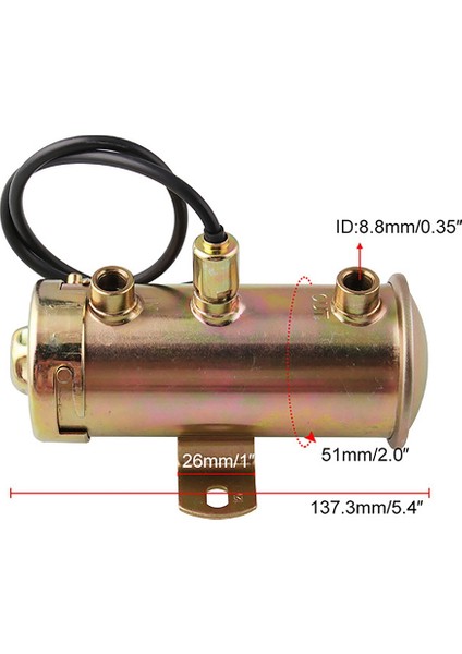 Araç Modifikasyonu Evrensel Elektrikli Yakıt Pompası Yakıt Pompası 12V Evrensel Yakıt Pompası (Yurt Dışından) fırsatları