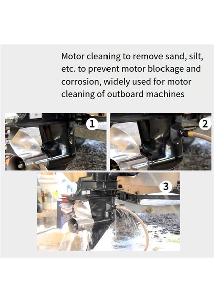 Dıştan Çıkarma Motor Yüzer Tekne Temizleme Motoru Deniz Alet Su Kiti Kulaklar Akış Bootsmotor Çift Ohren Flushing (Yurt Dışından) fırsatları