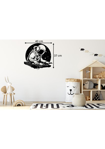 Dj Astronot Ahşap LED Işıklı Tablo – El Yapımı Lazer Kesim Dekoratif Hediye Lamba modelleri