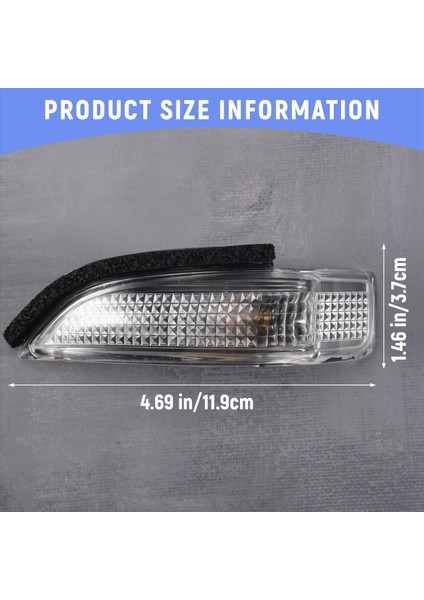 Dikiz Aynası Dönüş Sinyali Işık Lambası Toyota Için Yanıp Sönme Corolla Camry Yaris Prius C Avalon Scion Im Venza Sol 81740-52050 (Yurt Dışından) fırsatları