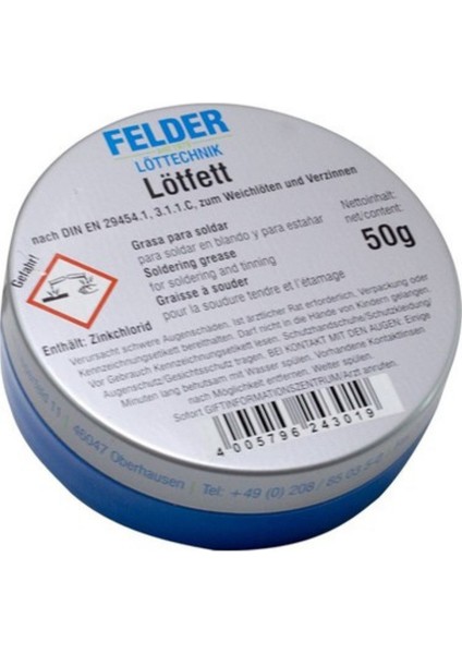 Lötfett 50 gr Lehim Pastası | Profesyonel Lehimleme Yağı | Kalaylama ve Lehimleme Için Akı fiyatları