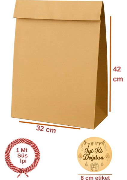 3lu Set Mega Boy Doğum Günü Hazır Hediye Paketi Seti (32X41 Paket+Ip+ Etiket-8cm) fiyatları