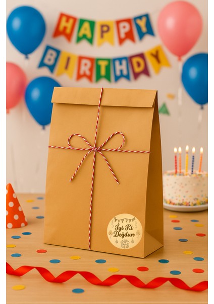 3lu Set Mega Boy Doğum Günü Hazır Hediye Paketi Seti (32X41 Paket+Ip+ Etiket-8cm) modelleri