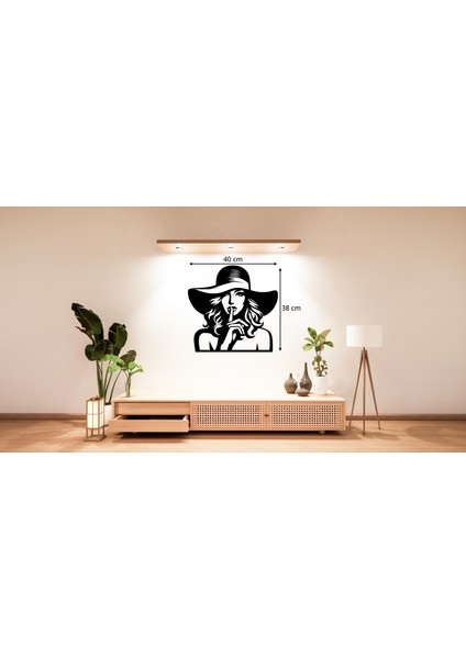 Kadın Silüeti Ahşap LED Işıklı Tablo – Romantik Dekor & Özel Gün Hediyesi modelleri