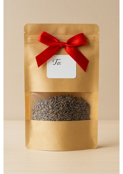 10 Adet Kraft Pencereli Dik Duran Doypack Estetik Hediye Paketi 13X22 fiyatları