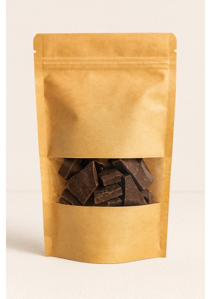 10 Adet Kraft Pencereli Dik Duran Doypack Estetik Hediye Paketi 13X22 modelleri