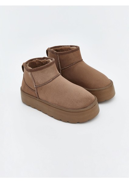 Yeni Sezon Süet Görünümlü Kadın Bot