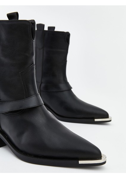 Yeni Sezon Deri Görünümlü Kadın Bot modelleri