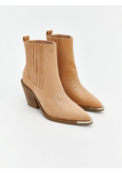 Yeni Sezon Süet Görünümlü Kadın Bot