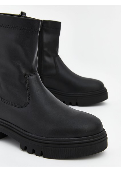 Yeni Sezon Deri Görünümlü Kadın Bot modelleri