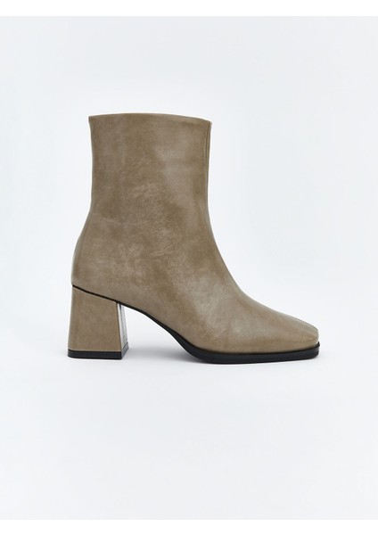 Yeni Sezon Süet Görünümlü Kadın Topuklu Bot fiyatları
