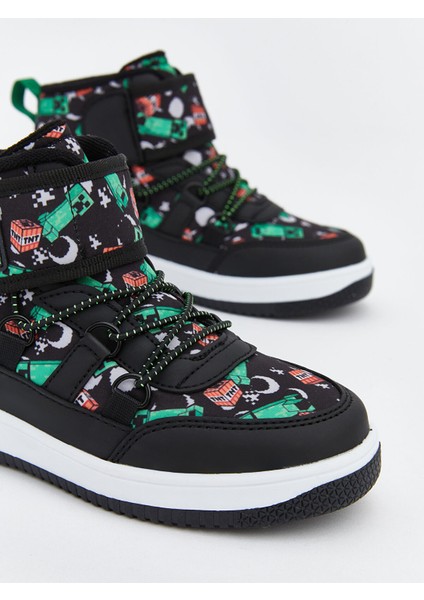 Yeni Sezon Minecraft Baskılı Erkek Çocuk Bot modelleri