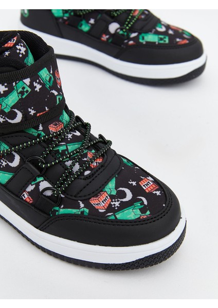 Yeni Sezon Minecraft Baskılı Erkek Çocuk Bot indirimleri