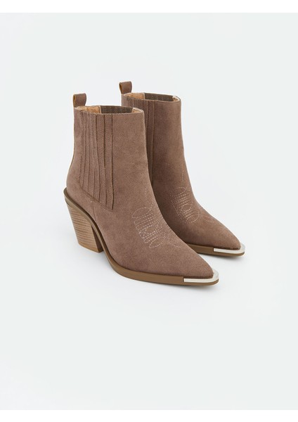 Yeni Sezon Süet Görünümlü Kadın Bot