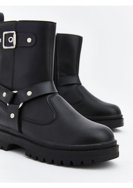 Yeni Sezon Deri Görünümlü Kız Çocuk Bot modelleri