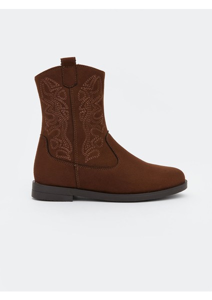 Yeni Sezon Süet Görünümlü Kız Çocuk Kovboy Bot fiyatları