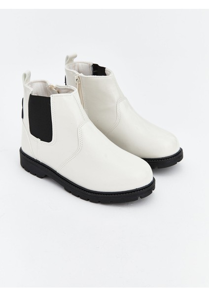 Yeni Sezon Minnie Mouse Baskılı Deri Görünümlü Kız Çocuk Bot