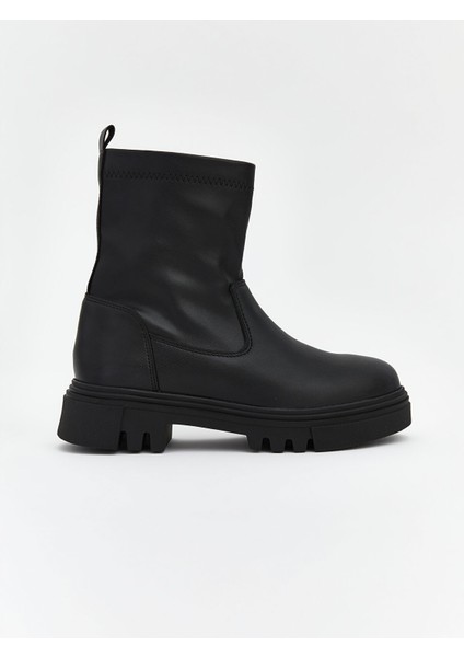 Yeni Sezon Deri Görünümlü Kadın Bot fiyatları