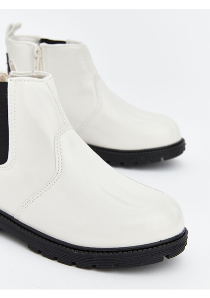 Yeni Sezon Minnie Mouse Baskılı Deri Görünümlü Kız Çocuk Bot modelleri