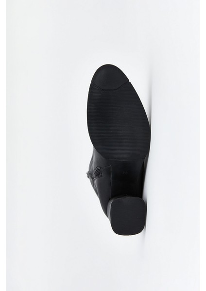 Yeni Sezon Deri Görünümlü Kadın Çizme modelleri