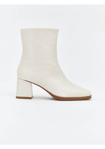 Yeni Sezon Süet Görünümlü Kadın Topuklu Bot modelleri