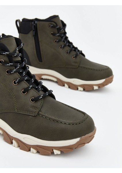 Yeni Sezon Bağcıklı Kalın Tabanlı Erkek Çocuk Bot modelleri