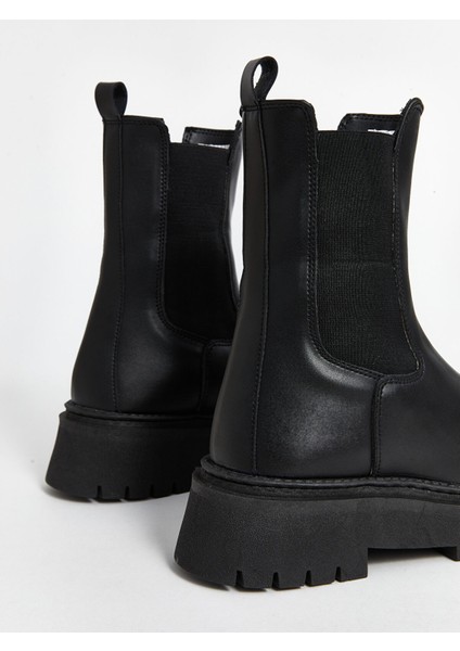 Yeni Sezon Deri Görünümlü Kadın Bot indirimleri