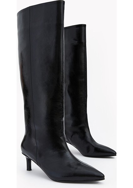 Yeni Sezon Süet Görünümlü Topuklu Kadın Bot fiyatları