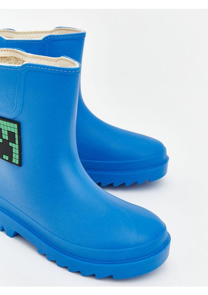 Yeni Sezon Minecraft Baskılı Erkek Çocuk Yağmur Botu modelleri