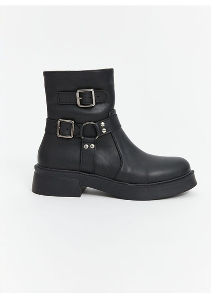 Yeni Sezon Deri Görünümlü Kadın Bot fiyatları