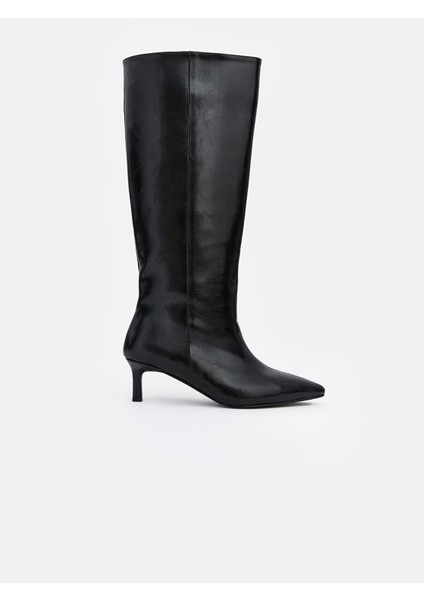 Yeni Sezon Süet Görünümlü Topuklu Kadın Bot modelleri