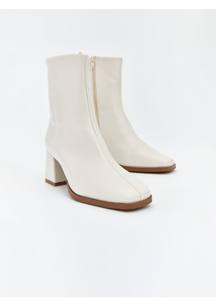 Yeni Sezon Süet Görünümlü Kadın Topuklu Bot fiyatları