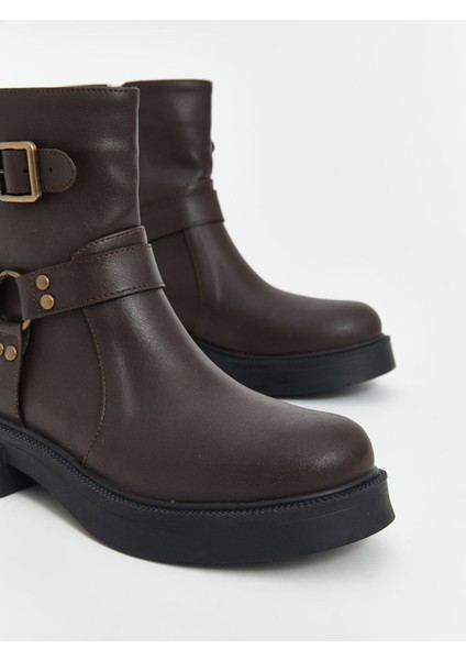 Yeni Sezon Deri Görünümlü Kadın Bot modelleri