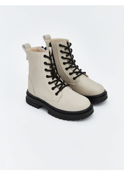 Yeni Sezon Deri Görünümlü Kız Çocuk Bot