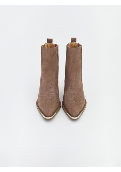 Yeni Sezon Süet Görünümlü Kadın Bot modelleri