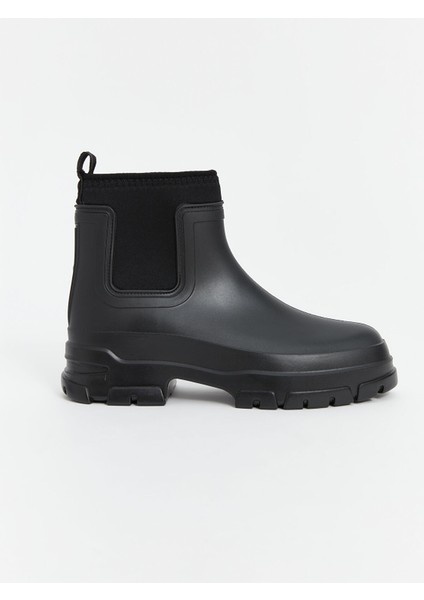 Yeni Sezon Deri Görünümlü Kadın Yağmur Botu fiyatları