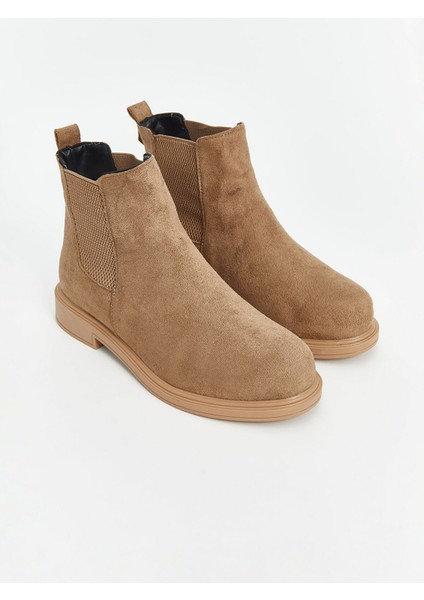 Yeni Sezon Deri Görünümlü Kadın Yağmur Botu