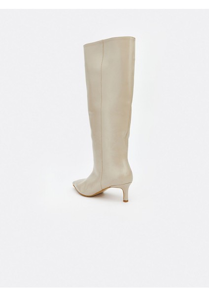 Yeni Sezon Deri Görünümlü Kadın Çizme indirimleri