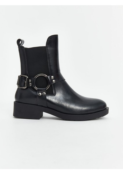 Yeni Sezon Deri Görünümlü Kadın Bot fiyatları