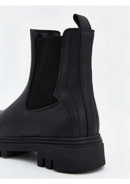 Yeni Sezon Deri Görünümlü Kadın Bot indirimleri