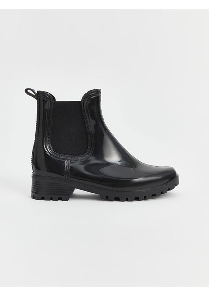 Yeni Sezon Yanları Lastikli Parlak Kadın Yağmur Botu fiyatları