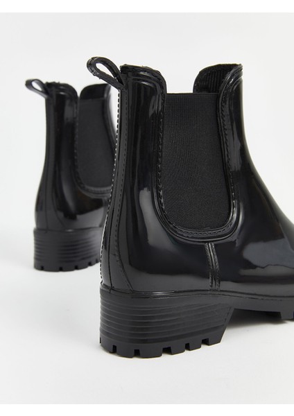 Yeni Sezon Yanları Lastikli Parlak Kadın Yağmur Botu fırsatları