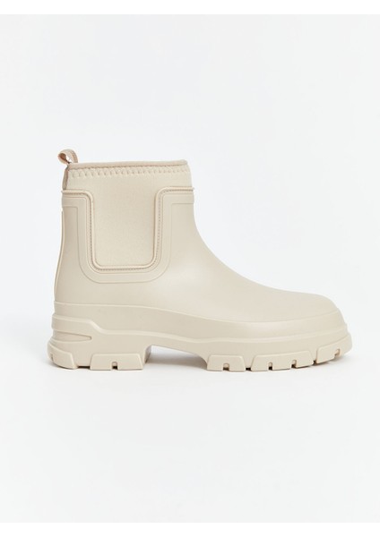 Yeni Sezon Deri Görünümlü Kadın Yağmur Botu fiyatları