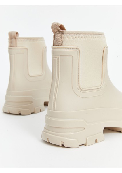 Yeni Sezon Deri Görünümlü Kadın Yağmur Botu indirimleri