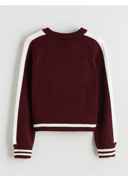 Yeni Sezon Bisiklet Yaka New York Desenli Kız Çocuk Triko Kazak fiyatları