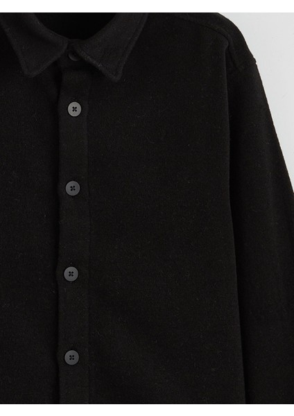 Yeni Sezon Basic Erkek Çocuk Kaşe Gömlek Ceket modelleri