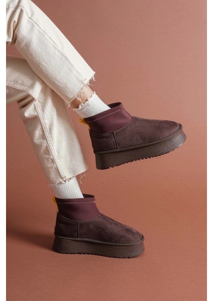 Yzlal Cuen Kahverengi Süet Bot (Numara: 36)