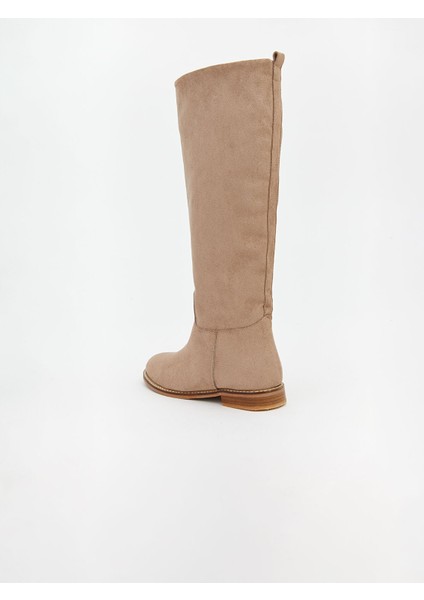 Yeni Sezon Süet Görünümlü Kadın Çizme indirimleri